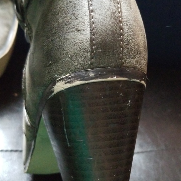 Just Fab distress grey booties - Picture 6 of 6